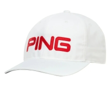 Casquette Ping Classic Lite Cap White Red