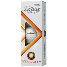 Balles de golf neuves Velocity Blanches boite de 3 balles