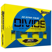 Balles neuves Q-Star Tour Divide 2 Yellow Blue