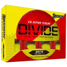 Balles neuves Q-Star Tour Divide 2 Yellow Red