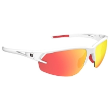 Lunettes de soleil Fast Mat Blanc Irisé Rouge Photochromic