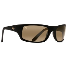 Lunettes de soleil Peahi Noir Mat Caoutchouc Hcl Bronze Minéral Superthin