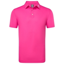 Polo Stretch Pique Solid Hot Pink