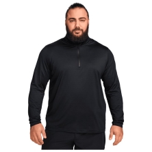 Pull Dri Fit Victory Half Zip Top Black White