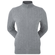 Pull Full-Zip Lined Pullover Wmn Grey