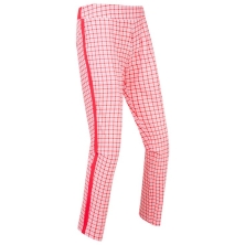 Pantalon Gingham Lightweight Cropped W Pink Red