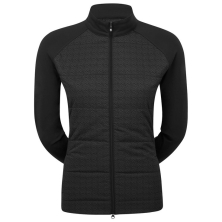 Veste Women's Hybrid Jacket Black With Chevron Print