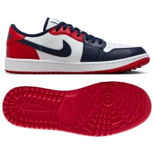 Chaussures sans crampons Air Jordan 1 Low G White Obsidian Varsity Red