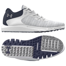 Chaussures sans crampons Women Charged Breathe2 Knit Spikeless Halo Gray Midnight Navy Metal