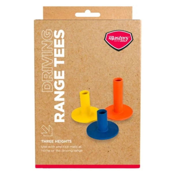 Masters Driving Range Tees en 3 hauteurs, multicolore