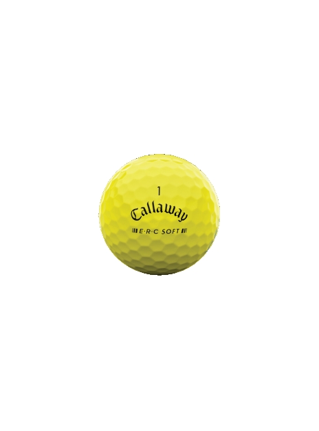 Balles de golf jaunes Callaway ERC Soft Triple Track (3 balles)