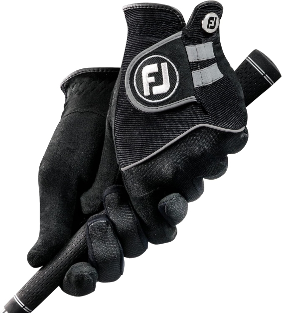 Gants de golf Footjoy Rain Grip (Paire) Noir Femme