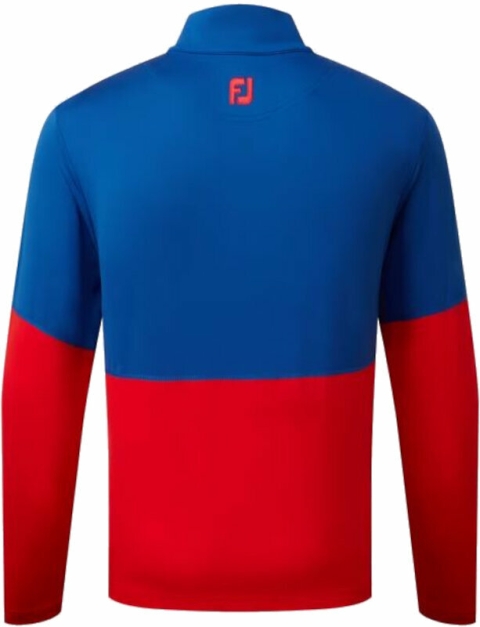 Footjoy Color Block Midlayer Mens Twilight/Racing Red
