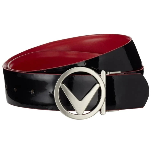 Ceinture Callaway en cuir pour Femme et réversible rouge et noir