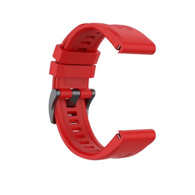 Bracelet de Remplacement Garmin QuickFit 26 mm – Silicone Rouge Flamme