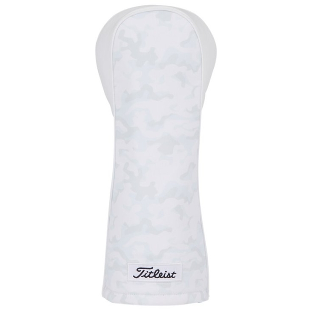 Capuchon de club White Out Leather Performance Driver Headcover White Camo