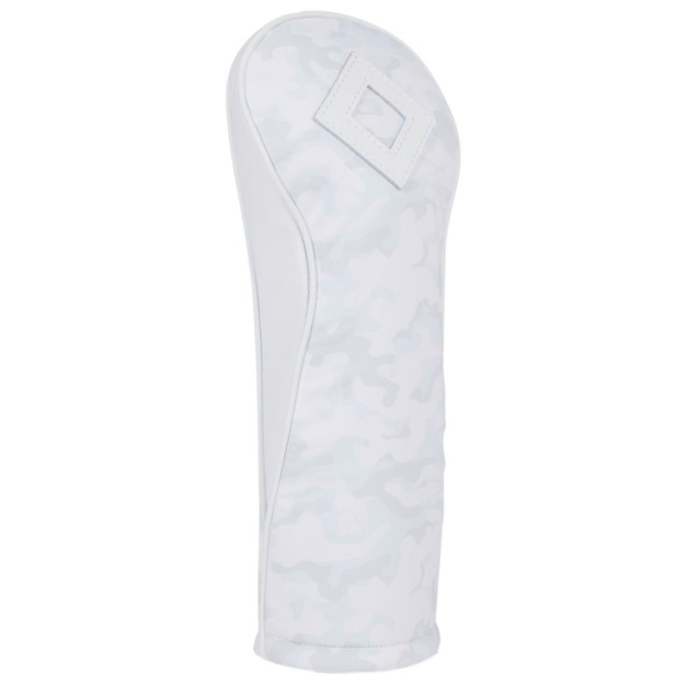 Capuchon de club White Out Leather Performance Fairway Headcover White Camo