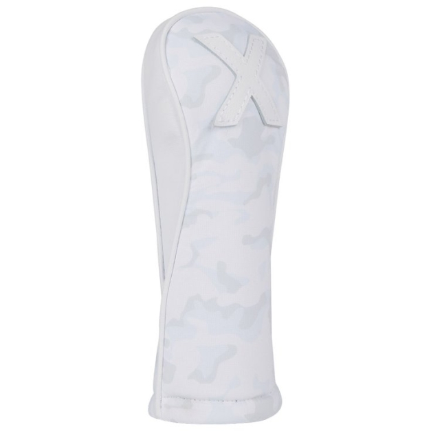 Capuchon de club White Out Leather Performance Hybrid Headcover White Camo