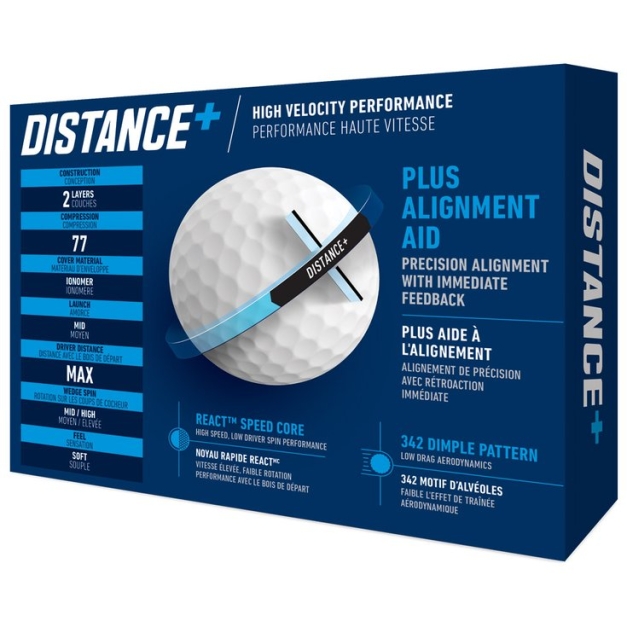 Balles neuves Distance+ White