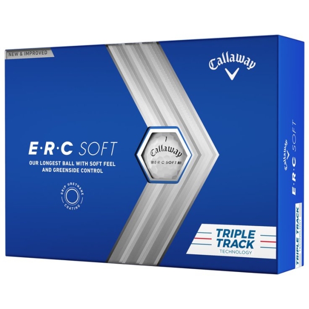 Balles neuves ERC Soft White Triple Track
