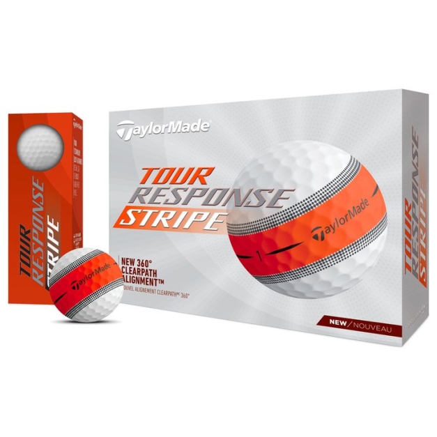 Balles neuves Tour Response Stripe Orange