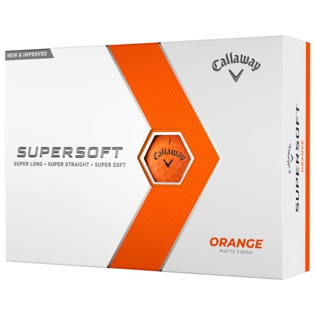 Balles neuves Supersoft Orange