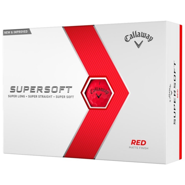 Balles neuves Supersoft Red