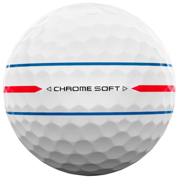 Balles neuves Chrome Soft 360 Triple Track White