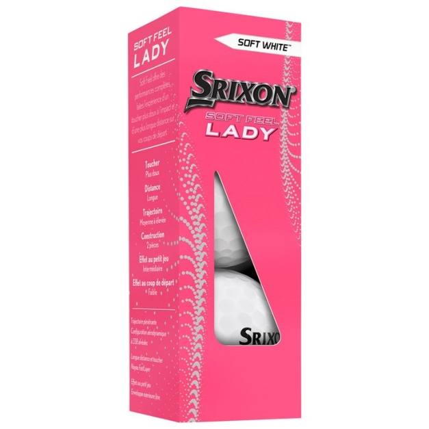 Balles neuves Soft Feel Lady 8 White