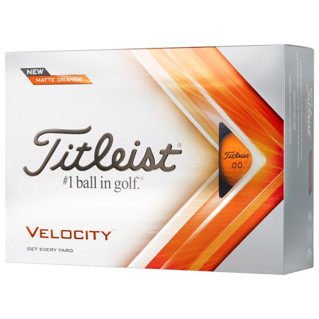Balles neuves Velocity Orange 2022