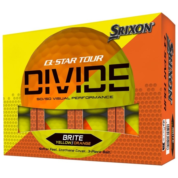 Balles neuves Q-Star Tour Divide 2 Yellow Orange