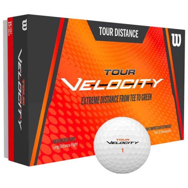 Balles neuves Tour Velocity 15-Ball Distance