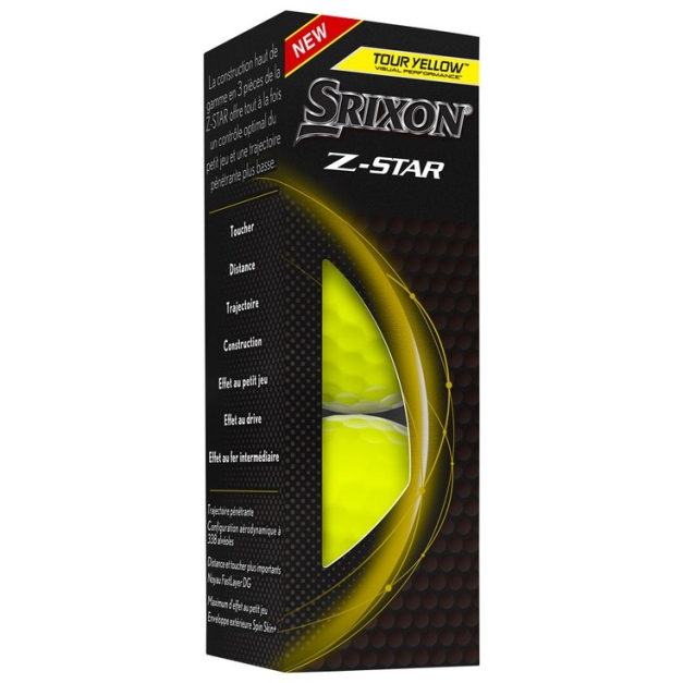 Balles neuves Z-Star Tour Yellow