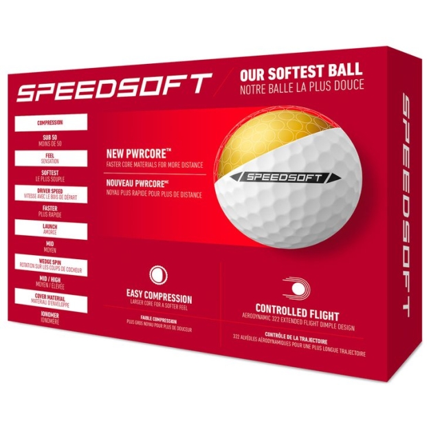 Balles neuves SpeedSoft White
