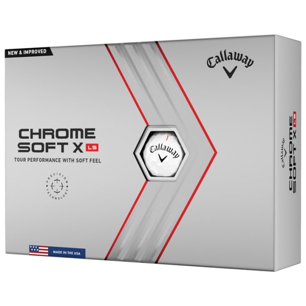 Balles neuves Chrome Soft X LS White