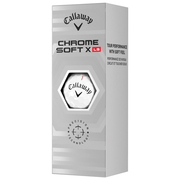 Balles neuves Chrome Soft X LS White