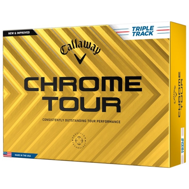 Balles neuves Chrome Tour Triple Track White