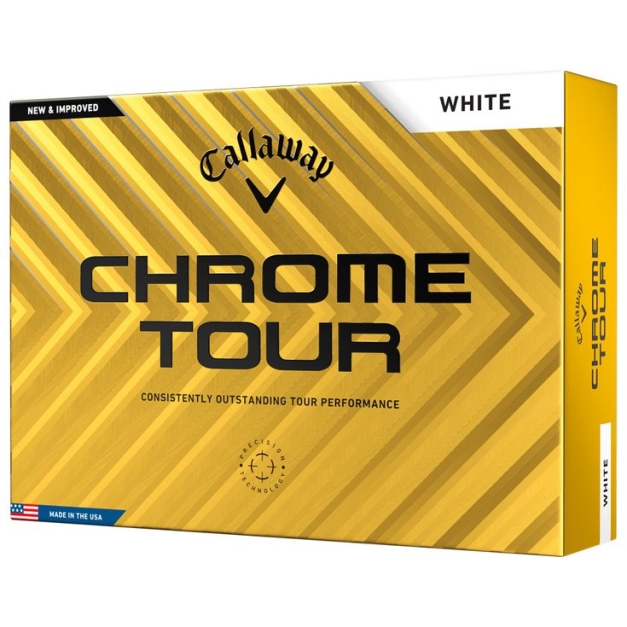 Balles neuves Chrome Tour White