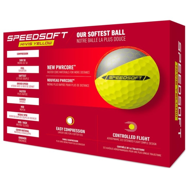 Balles neuves SpeedSoft Yellow