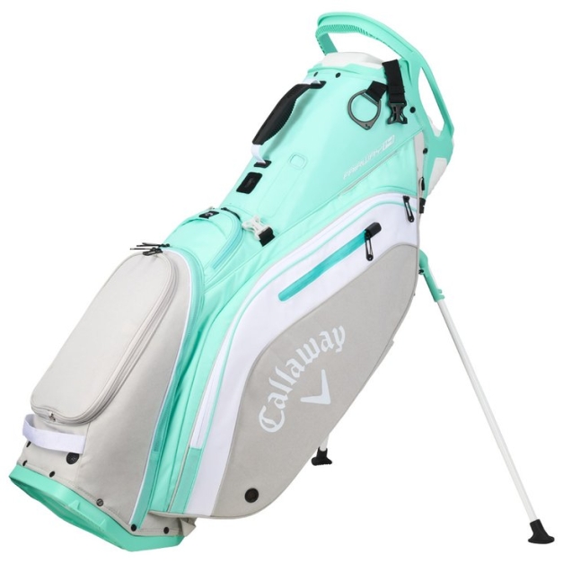 Sac trepied série Fairway 14 Stand Aqua White Silver Heather