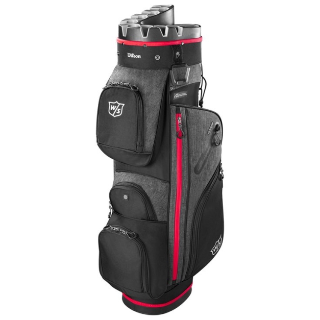 Sac chariot série I-Lock 3 Cart Bag Black Red