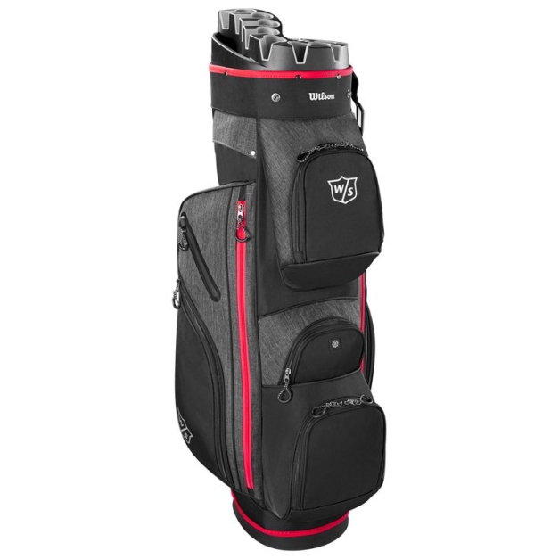 Sac chariot série I-Lock 3 Cart Bag Black Red