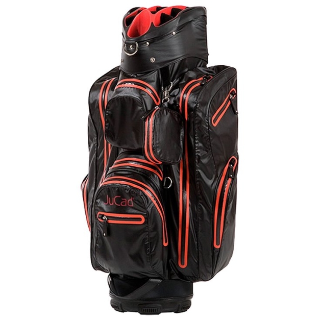 Sac chariot série Aquastop Noir Rouge