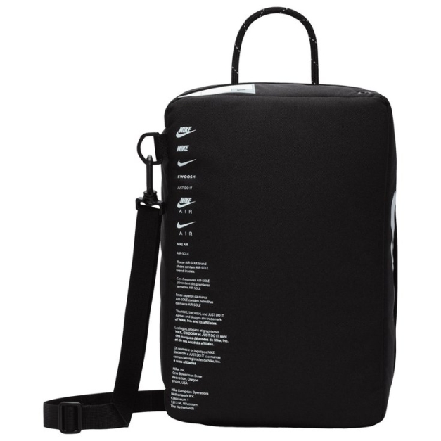 Sac à chaussures Shoe Box Bag Black Black White