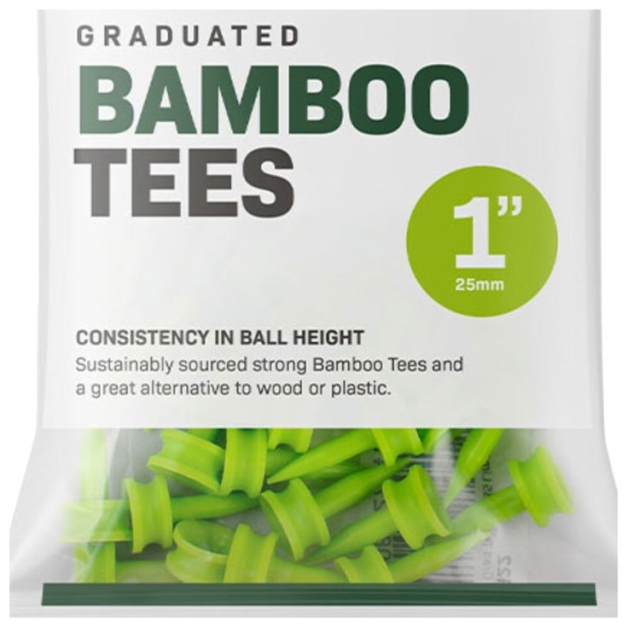 Tees Bamboo Graduated Vert 25mm