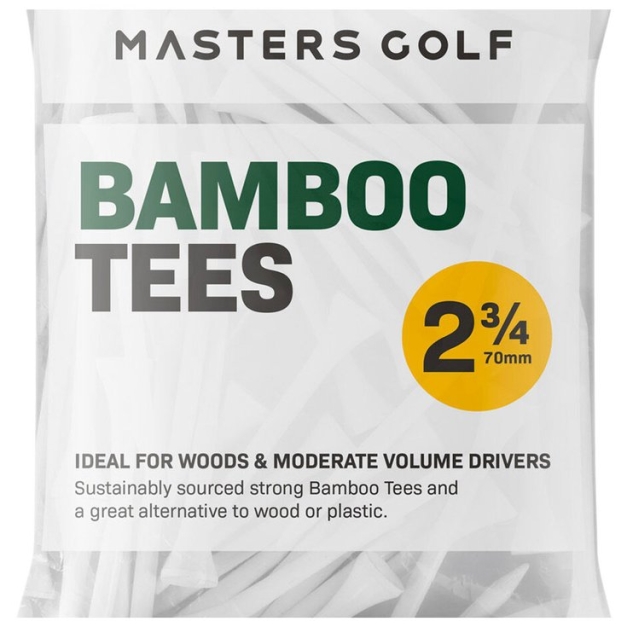 Tees Bamboo Tees White x20 70mm