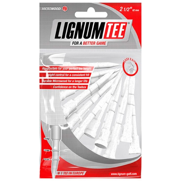 Tees Tee Lignum Blanc 62mm