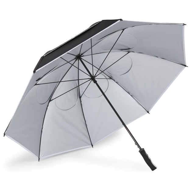 Parapluie Tour Umbrella Double Canopy Black White