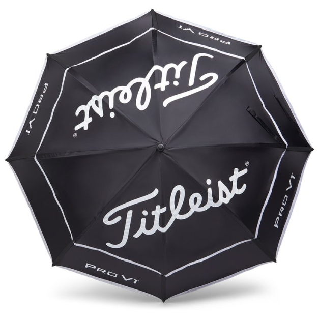 Parapluie Tour Umbrella Double Canopy Black White