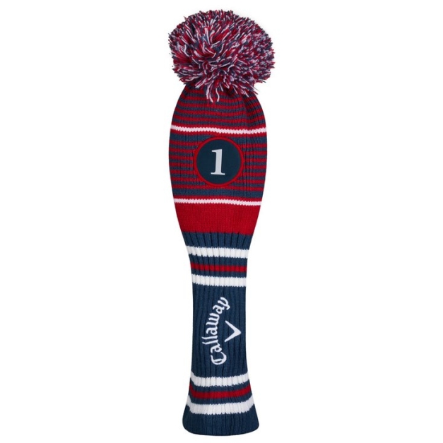 Capuchon de club Pom Pom Driver Navy Red White